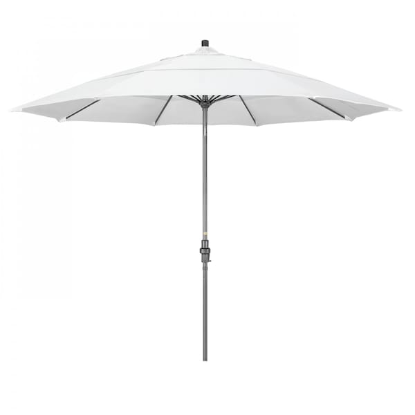 California Umbrella Patio Umbrella, Octagon, 109.5" H, Sunbrella Fabric, Natural - 194061019764