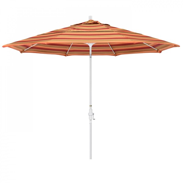 California Umbrella Patio Umbrella, Octagon, 109.5" H, Sunbrella Fabric, Astoria Sunset - 194061021736