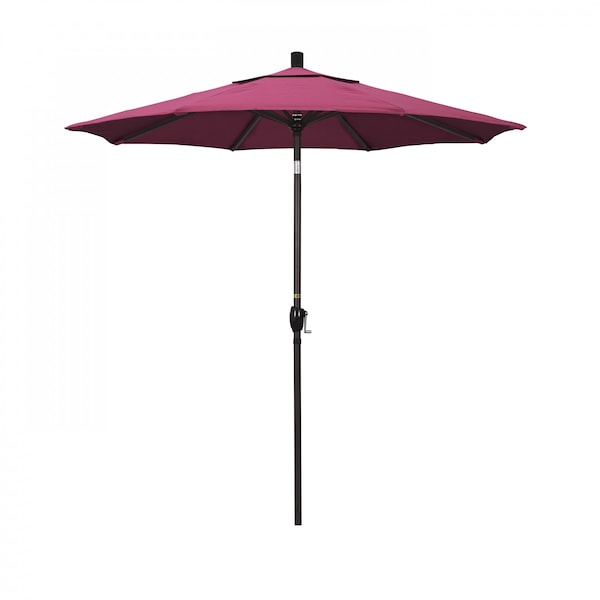 California Umbrella Patio Umbrella, Octagon, 95.5" H, Sunbrella Fabric, Hot Pink - 194061029657