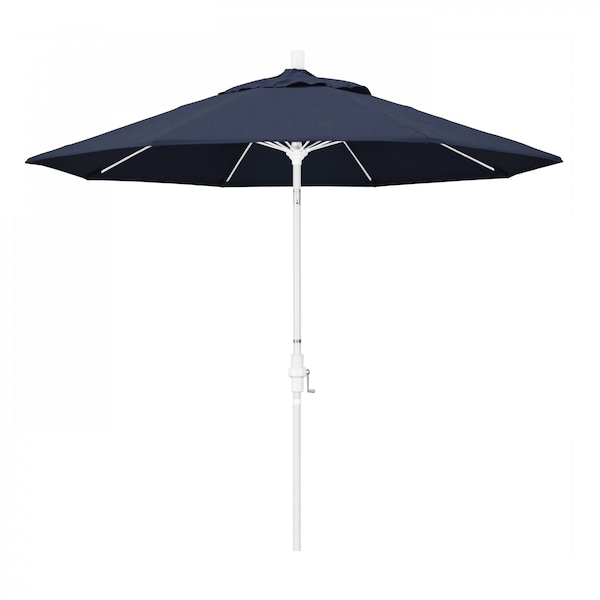 California Umbrella Patio Umbrella, Octagon, 101" H, Sunbrella Fabric, Spectrum Indigo - 194061026571