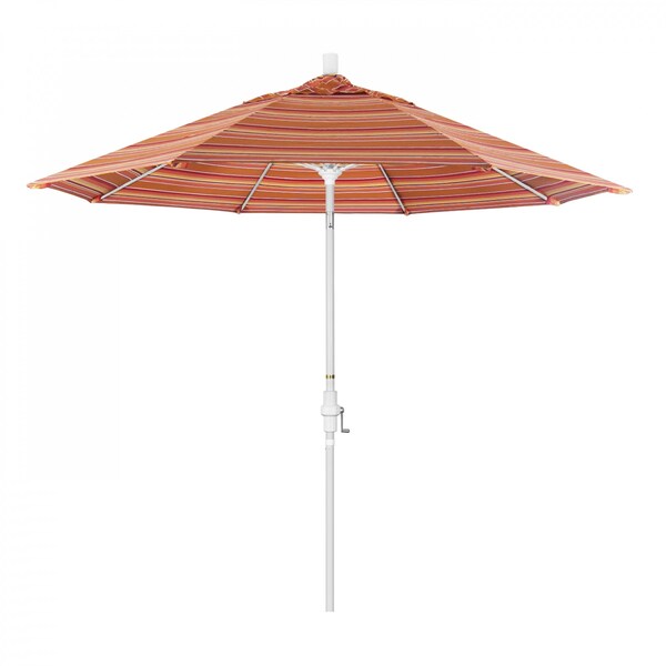 California Umbrella Patio Umbrella, Octagon, 101" H, Sunbrella Fabric, Dolce Mango - 194061026908