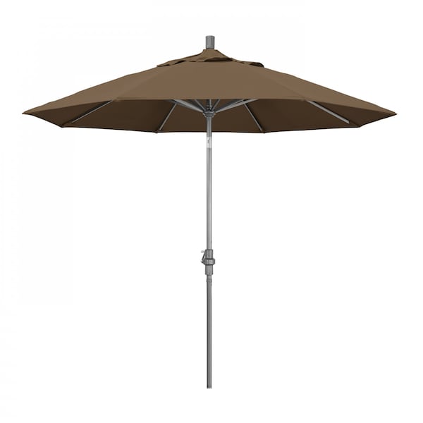 California Umbrella Patio Umbrella, Octagon, 102.38" H, Sunbrella Fabric, Cocoa - 194061016282