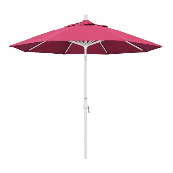 California Umbrella Patio Umbrella, Octagon, 102.38" H, Sunbrella Fabric, Hot Pink - 194061018170