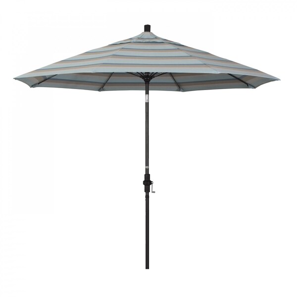 California Umbrella Patio Umbrella, Octagon, 101" H, Sunbrella Fabric, Gateway Mist - 194061027905