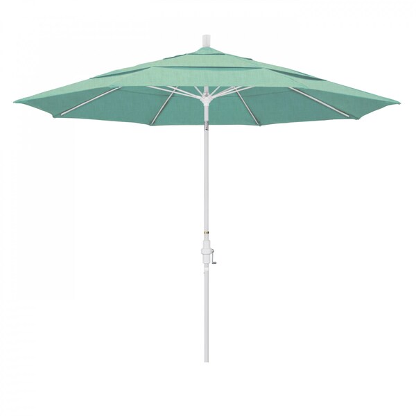 California Umbrella Patio Umbrella, Octagon, 109.5" H, Sunbrella Fabric, Spectrum Mist - 194061021347