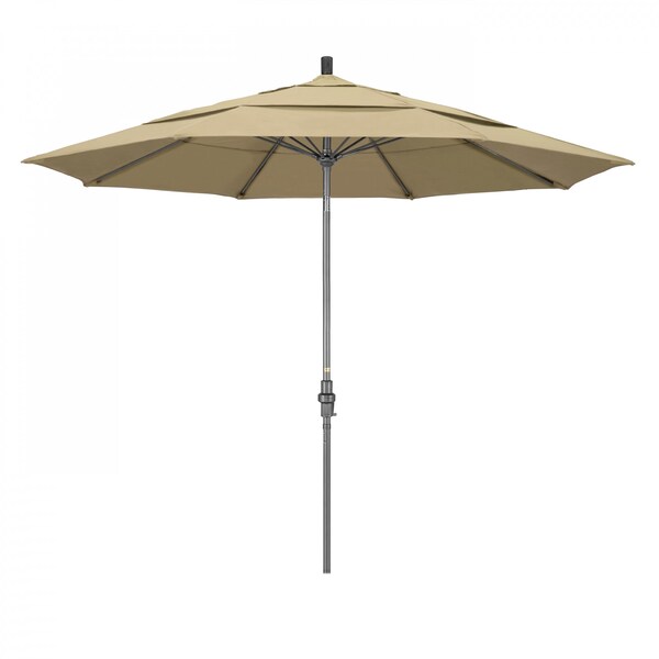 California Umbrella Patio Umbrella, Octagon, 109.5" H, Sunbrella Fabric, Beige - 194061019870
