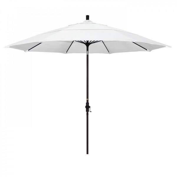 California Umbrella Patio Umbrella, Octagon, 109.5" H, Sunbrella Fabric, Natural - 194061020609