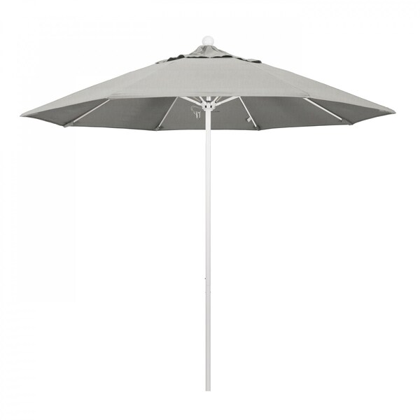 California Umbrella Patio Umbrella, Octagon, 103" H, Sunbrella Fabric, Granite - 194061007181