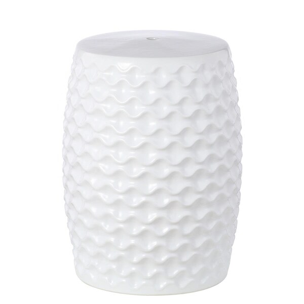 Safavieh Randon Garden Stool White - ACS4579A