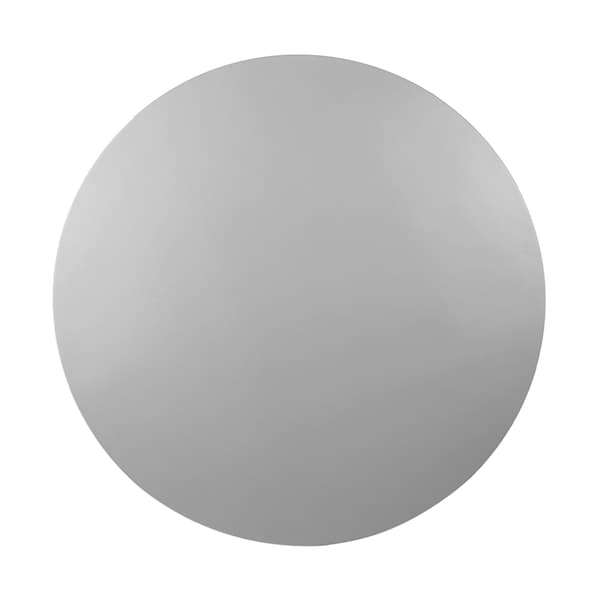 Armen Living Sydney Outdoor Patio Round Dining Table in Light Eucalyptus and Gray Stone - 840254335943