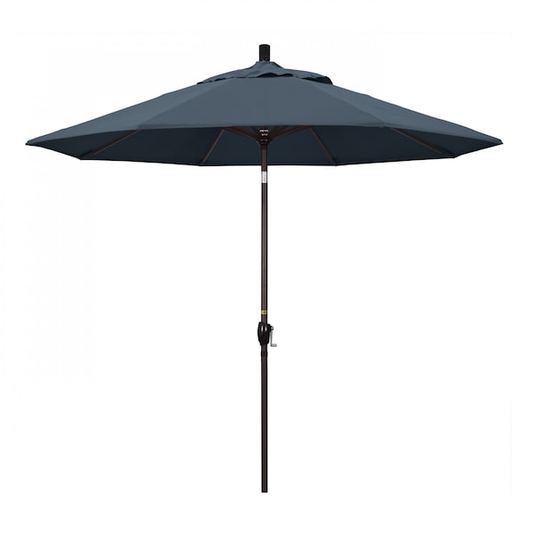 California Umbrella Patio Umbrella, Octagon, 101" H, Pacifica Fabric, Sapphire - 194061033678
