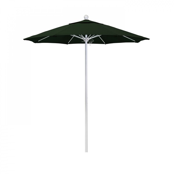 California Umbrella Patio Umbrella, Octagon, 96" H, Pacifica Fabric, Hunter Green - 194061005255
