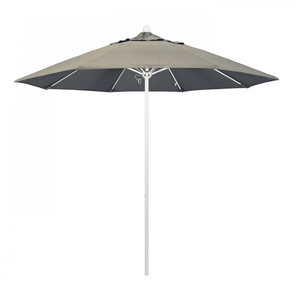 California Umbrella Patio Umbrella, Octagon, 103" H, Sunbrella Fabric, Spectrum Dove - 194061007136