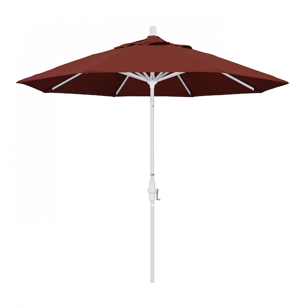 California Umbrella Patio Umbrella, Octagon, 102.38" H, Sunbrella Fabric, Henna - 194061017999