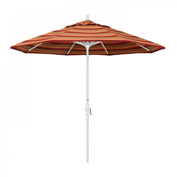 California Umbrella Patio Umbrella, Octagon, 102.38" H, Sunbrella Fabric, Astoria Sunset - 194061018255