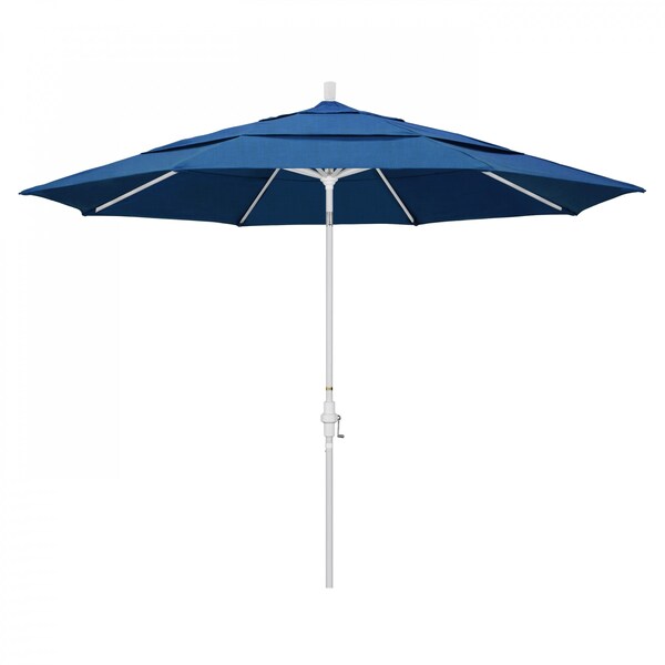 California Umbrella Patio Umbrella, Octagon, 110.5" H, Sunbrella Fabric, Regatta - 194061014721