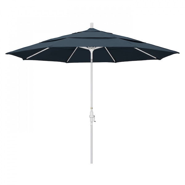 California Umbrella Patio Umbrella, Octagon, 110.5" H, Pacifica Fabric, Sapphire - 194061015179