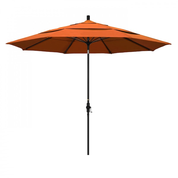 California Umbrella Patio Umbrella, Octagon, 109.5" H, Sunbrella Fabric, Tuscan - 194061022382