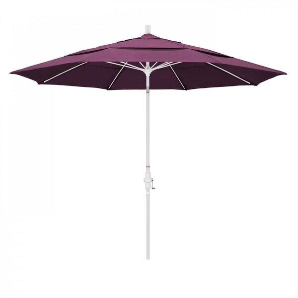 California Umbrella Patio Umbrella, Octagon, 109.5" H, Sunbrella Fabric, Iris - 194061021767