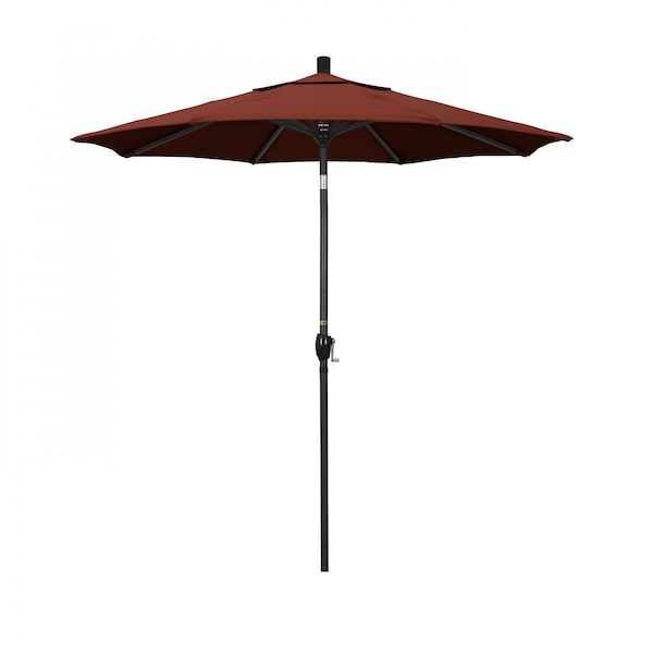 California Umbrella Patio Umbrella, Octagon, 95.5" H, Sunbrella Fabric, Terracotta - 194061031322