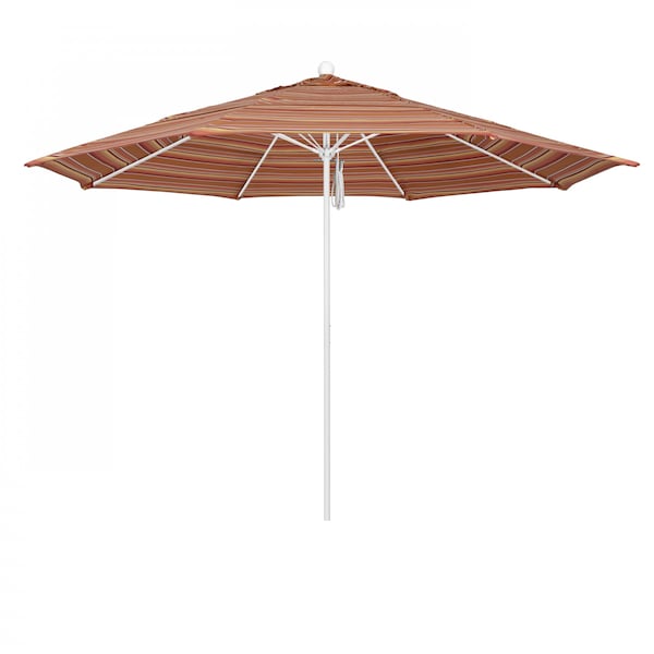 California Umbrella Patio Umbrella, Octagon, 107" H, Sunbrella Fabric, Dolce Mango - 194061002049