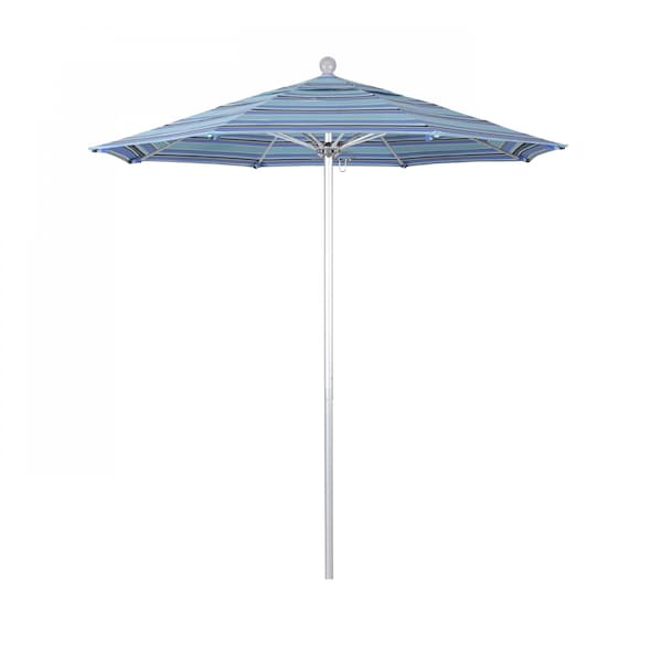 California Umbrella Patio Umbrella, Octagon, 96" H, Sunbrella Fabric, Dolce Oasis - 194061003107
