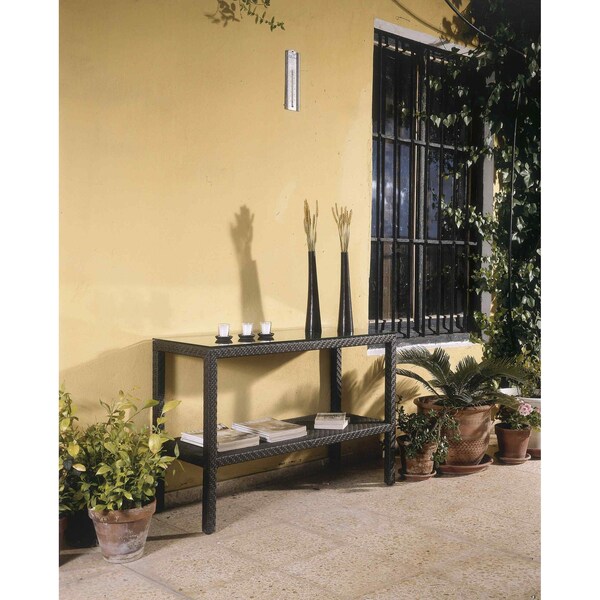 Hospitality Rattan Patio Soho Console with Glass - 903-9226-JBP-GL