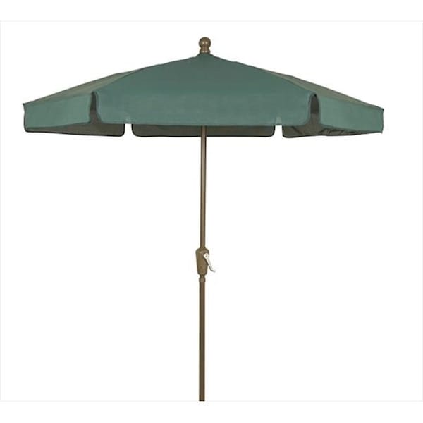 Fiberbuilt Home Fiberbuilt Home 7Gcrw-T-Fg Garden Umbrella 7.5 Ft - Forest Green - 7GCRW-T-FG