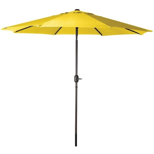 Seasonal Trends Crank Umbrella, 929 in H, 1079 in W Canopy, 1079 in L Canopy, Round Canopy, Steel Frame - 60038