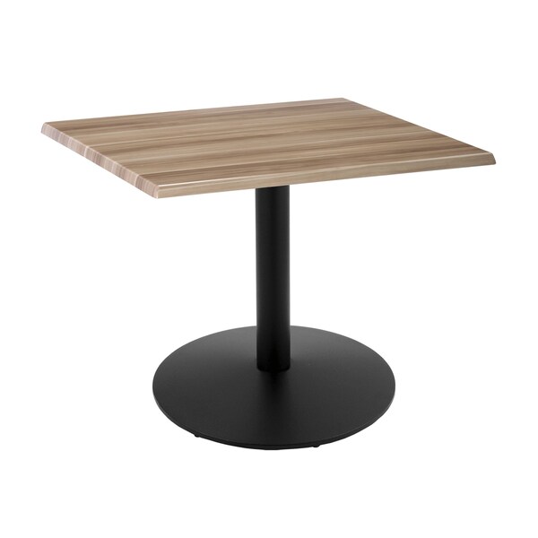 Holland Bar Stool Co 30" Tall In/Outdoor All-Season Table, 30" x 30" Square Natural Top - OD214-2230BWOD30SQNAT