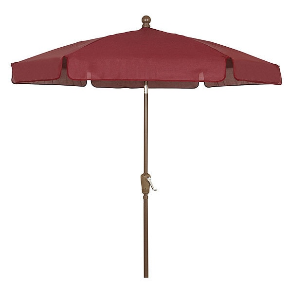 Fiberbuilt Garden Umbrella Crank Cb, Burgundy, 7.5 ft. - 7GCRCB-BURGUNDY