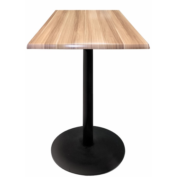 Holland Bar Stool Co 36" Tall In/Outdoor All-Season Table, 30" x 30" Square Natural Top - OD214-2236BWOD30SQNAT