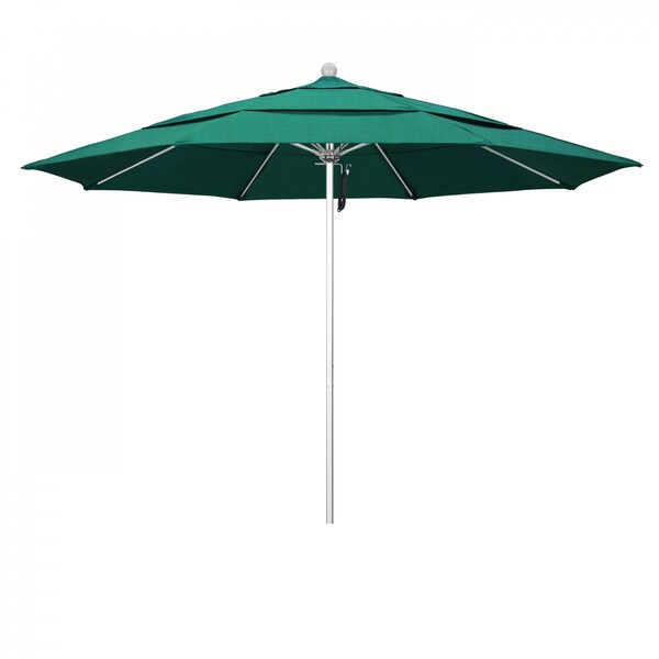 California Umbrella Patio Umbrella, Octagon, 107" H, Sunbrella Fabric, Spectrum Aztec - 194061000045