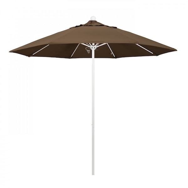 California Umbrella Patio Umbrella, Octagon, 103" H, Sunbrella Fabric, Cocoa - 194061007334