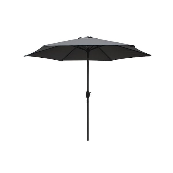 Seasonal Trends TiltCrank Market Umbrella, 944 in H, 1063 in W Canopy, 1063 in L Canopy, Hexagonal Canopy - 59655