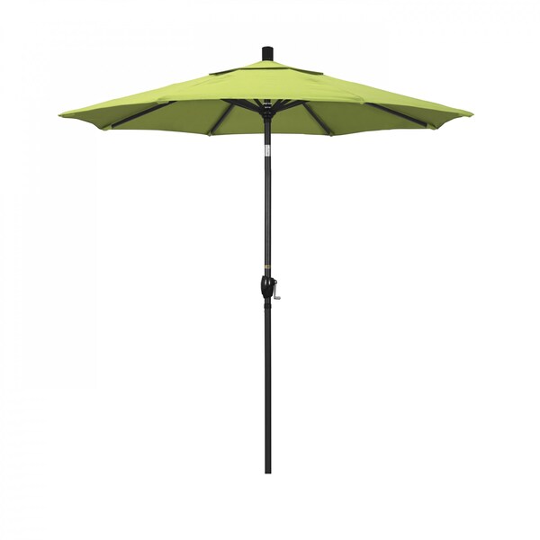 California Umbrella Patio Umbrella, Octagon, 95.5" H, Sunbrella Fabric, Parrot - 194061031179