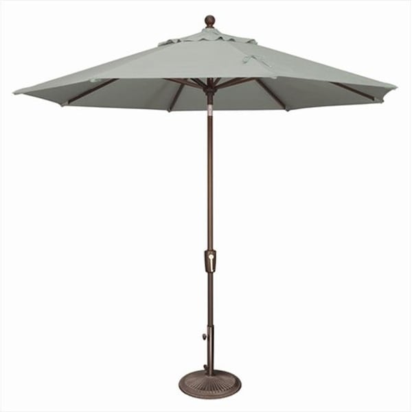 Simplyshade SimplyShade 9 ft. Octagon Push Button Tilt Market Umbrella  Spa - SSUM92-0900-A5413