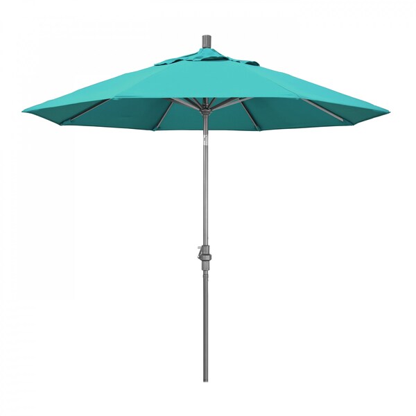 California Umbrella Patio Umbrella, Octagon, 102.38" H, Sunbrella Fabric, Aruba - 194061016251