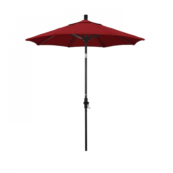 California Umbrella Patio Umbrella, Octagon, 102.5" H, Sunbrella Fabric, Jockey Red - 194061023969