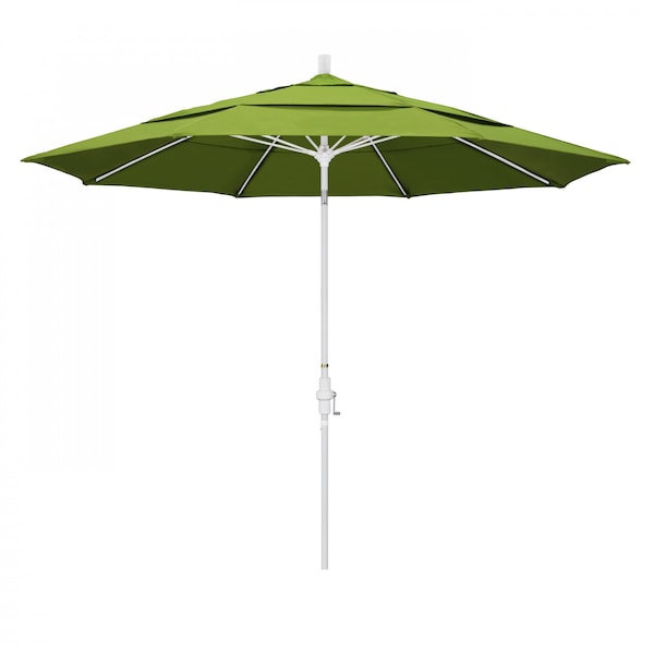 California Umbrella Patio Umbrella, Octagon, 109.5" H, Sunbrella Fabric, Macaw - 194061021576