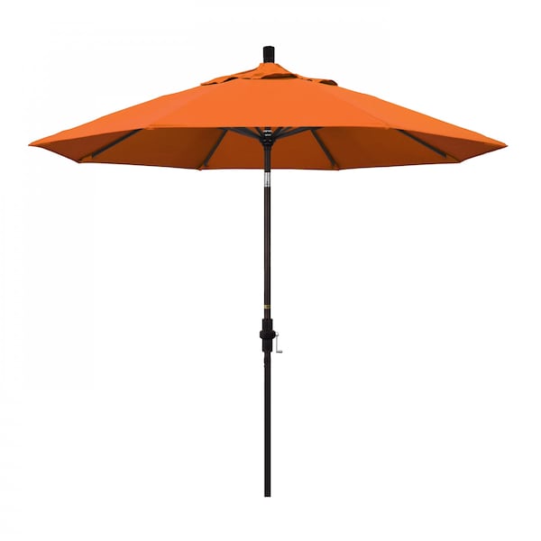 California Umbrella Patio Umbrella, Octagon, 102.38" H, Sunbrella Fabric, Tuscan - 194061017166