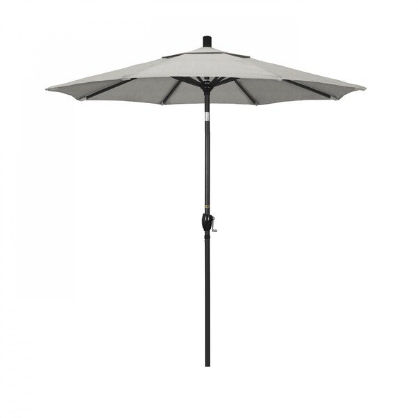 California Umbrella Patio Umbrella, Octagon, 95.5" H, Sunbrella Fabric, Granite - 194061031131