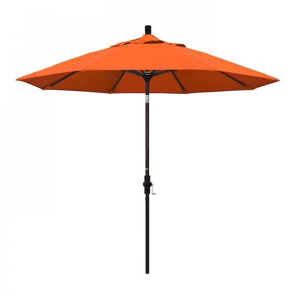 California Umbrella Patio Umbrella, Octagon, 102.38" H, Sunbrella Fabric, Melon - 194061017142