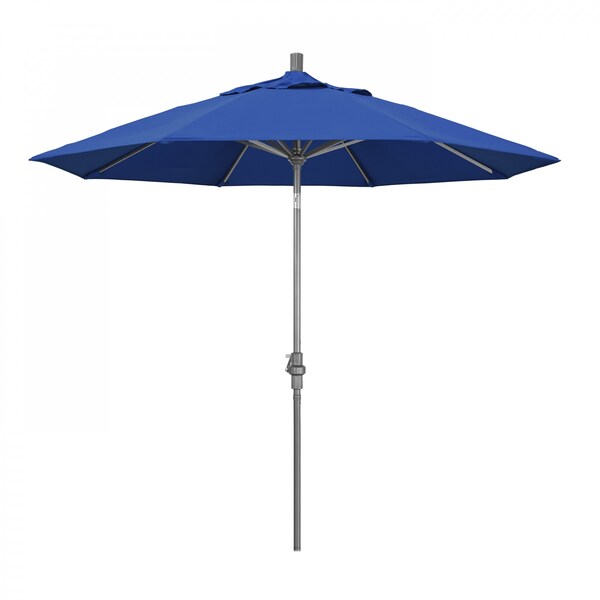 California Umbrella Patio Umbrella, Octagon, 102.38" H, Pacifica Fabric, Pacific Blue - 194061016763