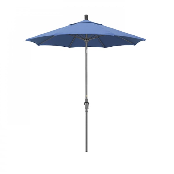 California Umbrella Patio Umbrella, Octagon, 102.5" H, Olefin Fabric, Frost Blue - 194061023556