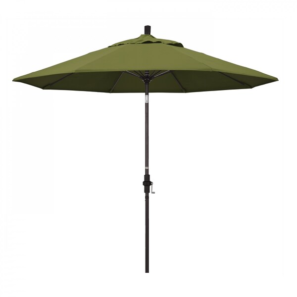 California Umbrella Patio Umbrella, Octagon, 101" H, Pacifica Fabric, Palm - 194061026410