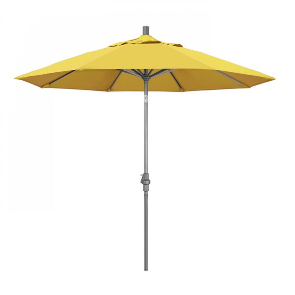 California Umbrella Patio Umbrella, Octagon, 102.38" H, Olefin Fabric, Lemon - 194061016602
