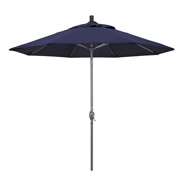California Umbrella Patio Umbrella, Octagon, 101" H, Pacifica Fabric, Navy - 194061032749