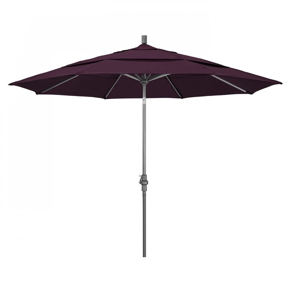 California Umbrella Patio Umbrella, Octagon, 110.5" H, Pacifica Fabric, Purple - 194061013533