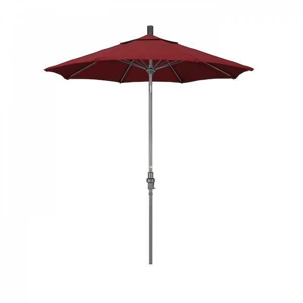 California Umbrella Patio Umbrella, Octagon, 102.5" H, Pacifica Fabric, Red - 194061023693